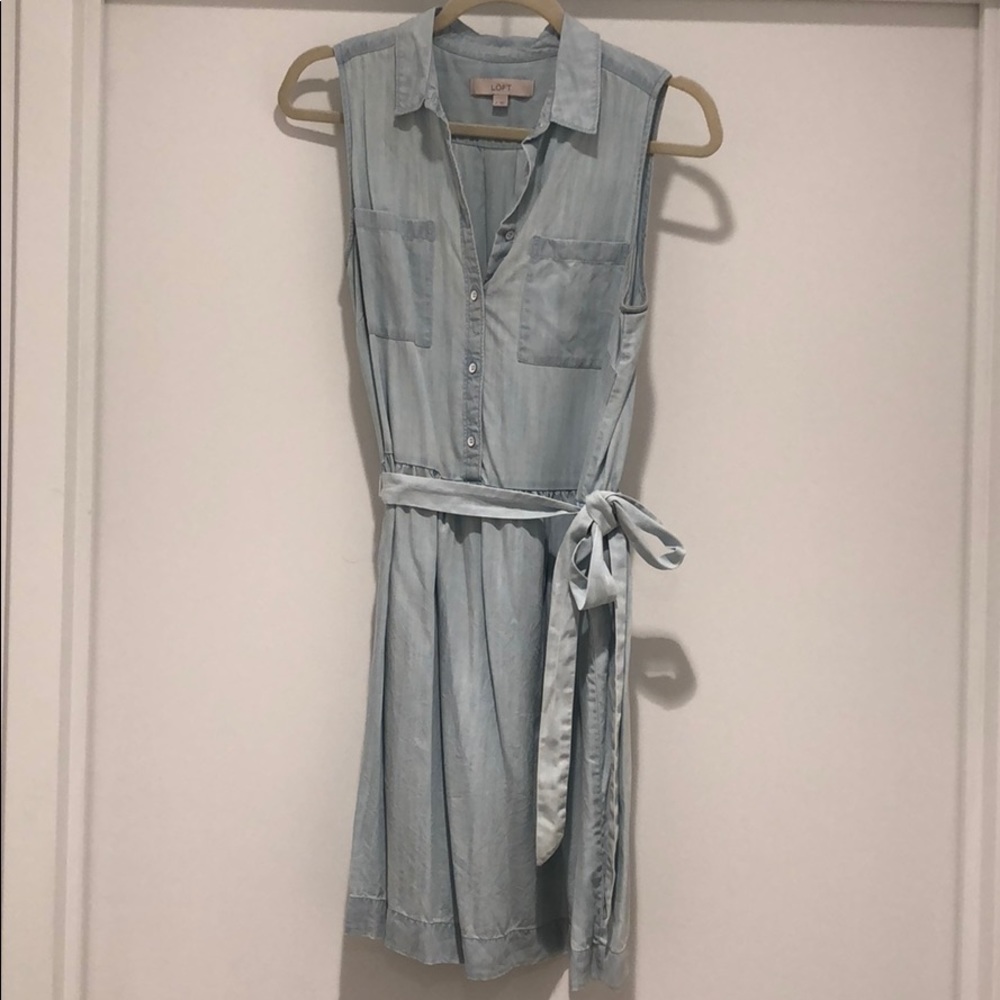 loft Chambray Dress